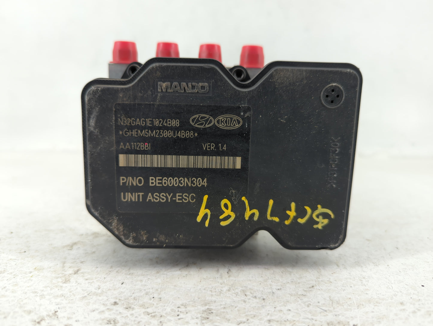 2014-2016 Kia Cadenza ABS Pump Control Module Replacement P/N:58920-3R800 Fits Fits 2014 2015 2016 OEM Used Auto Parts - Oem