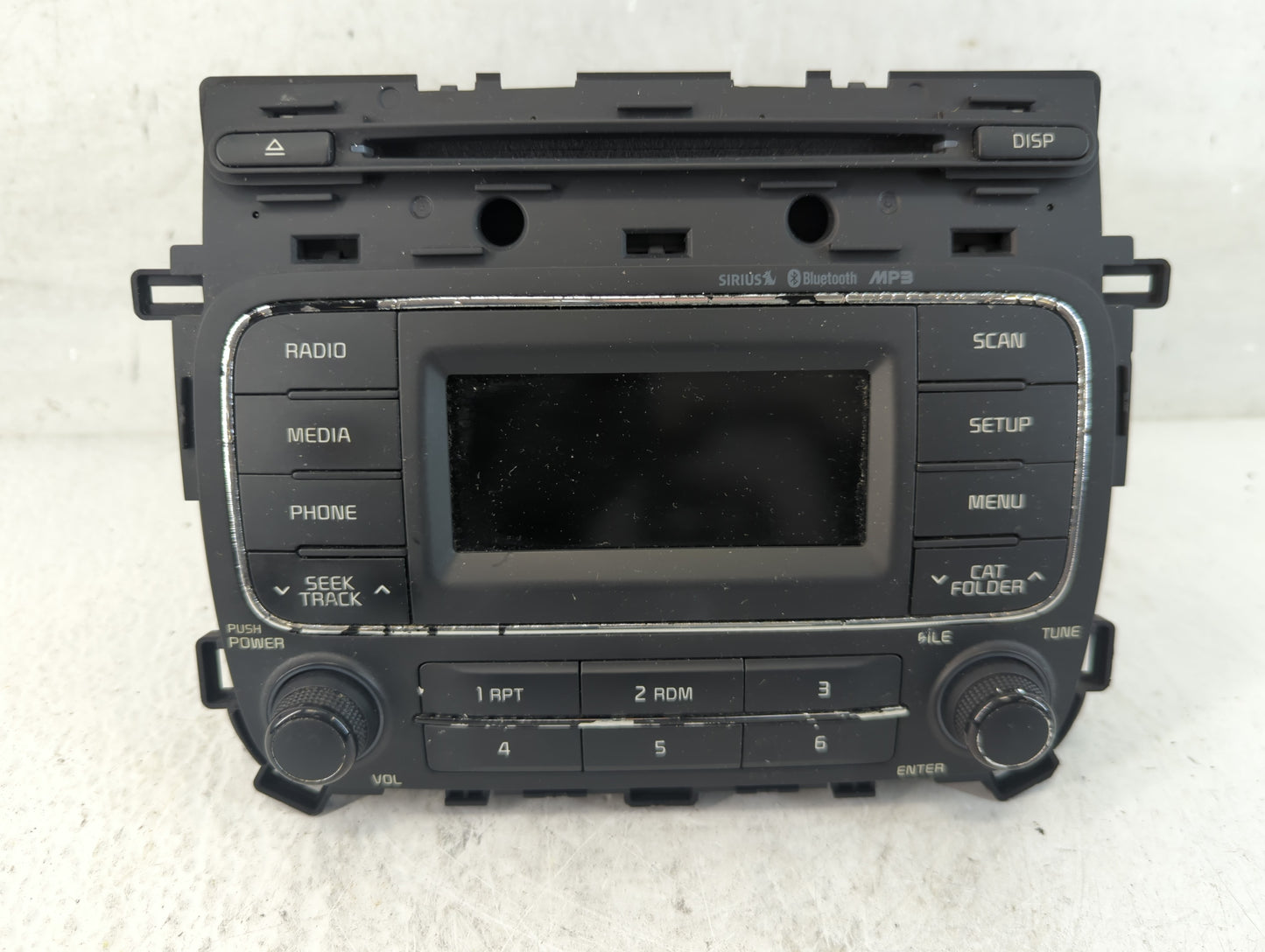 2014-2016 Kia Forte Radio AM FM Cd Player Receiver Replacement P/N:96170-A7771WK Fits Fits 2014 2015 2016 OEM Used Auto Part