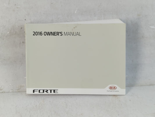 2016 Kia Forte Owners Manual Book Guide P/N:GA7O-EU57C OEM Used Auto Parts - Oemusedautoparts1.com