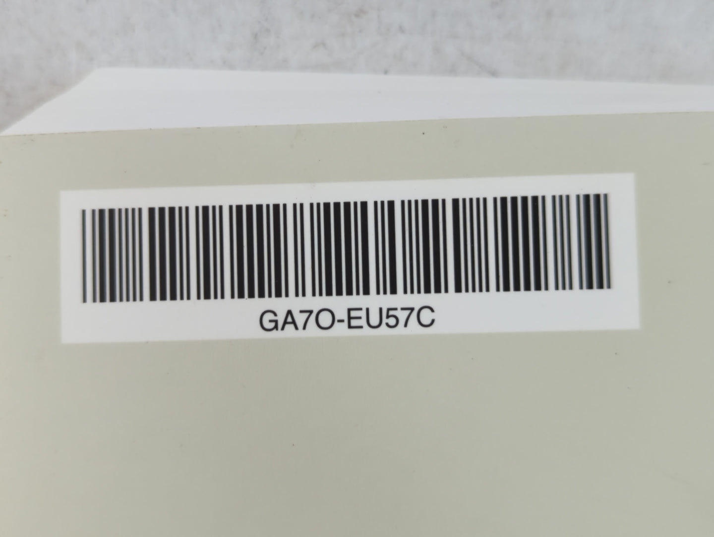 2016 Kia Forte Owners Manual Book Guide P/N:GA7O-EU57C OEM Used Auto Parts - Oemusedautoparts1.com