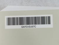 2016 Kia Forte Owners Manual Book Guide P/N:GA7O-EU57C OEM Used Auto Parts - Oemusedautoparts1.com