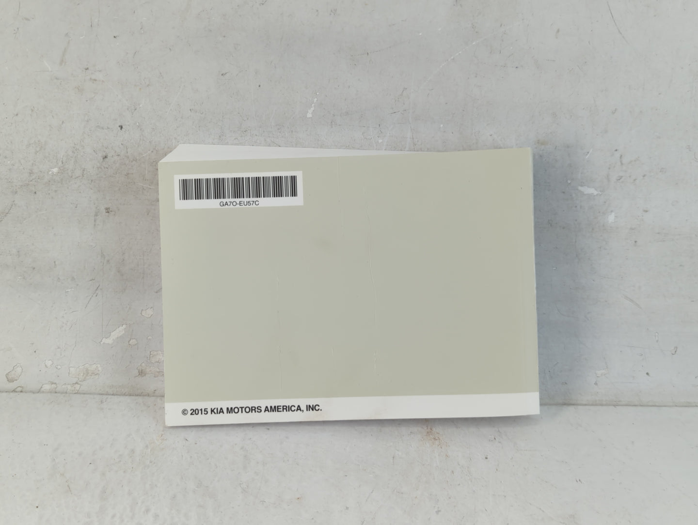 2016 Kia Forte Owners Manual Book Guide P/N:GA7O-EU57C OEM Used Auto Parts - Oemusedautoparts1.com