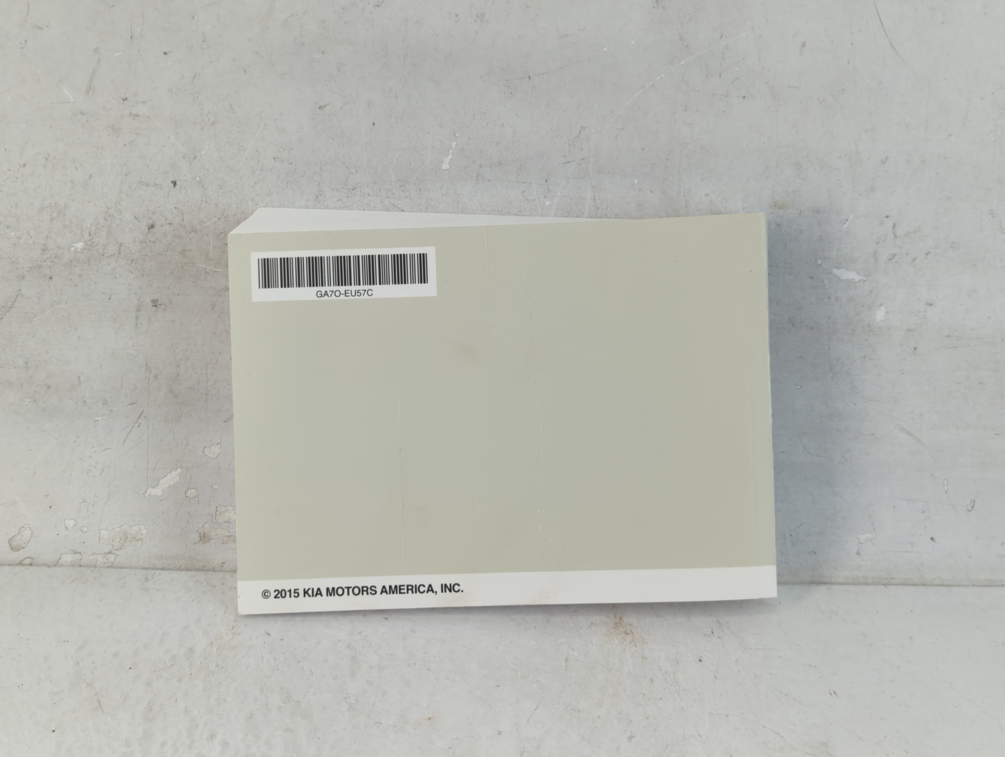 2016 Kia Forte Owners Manual Book Guide P/N:GA7O-EU57C OEM Used Auto Parts - Oemusedautoparts1.com