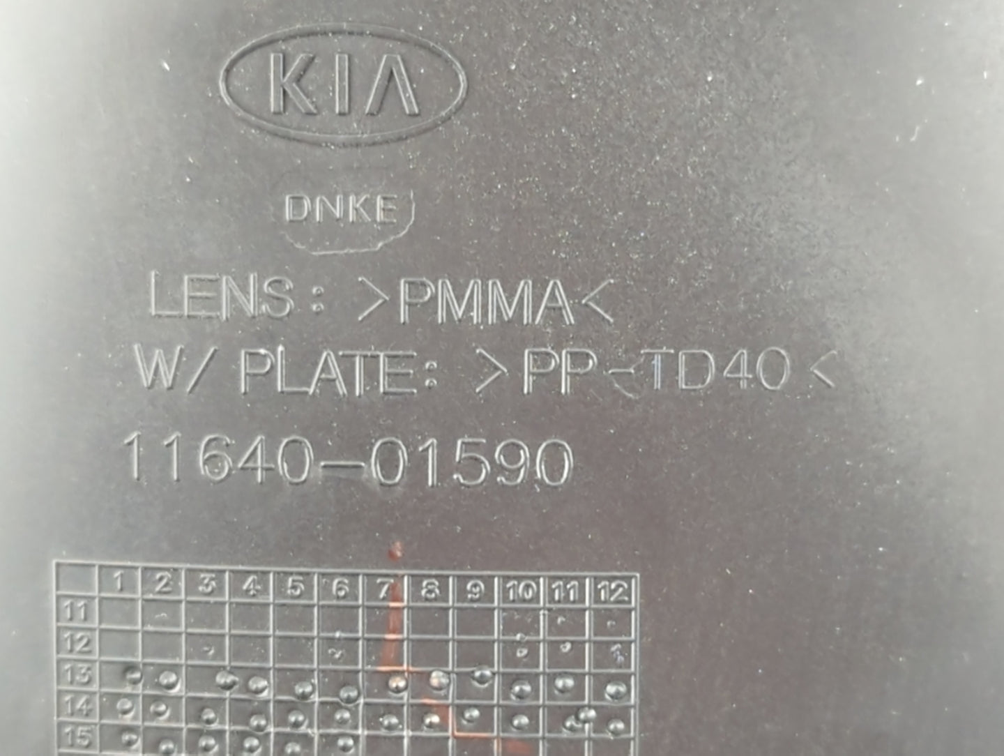 2014-2016 Kia Forte Instrument Cluster Speedometer Gauges P/N:11640-01590 Fits Fits 2014 2015 2016 OEM Used Auto Parts - Oem