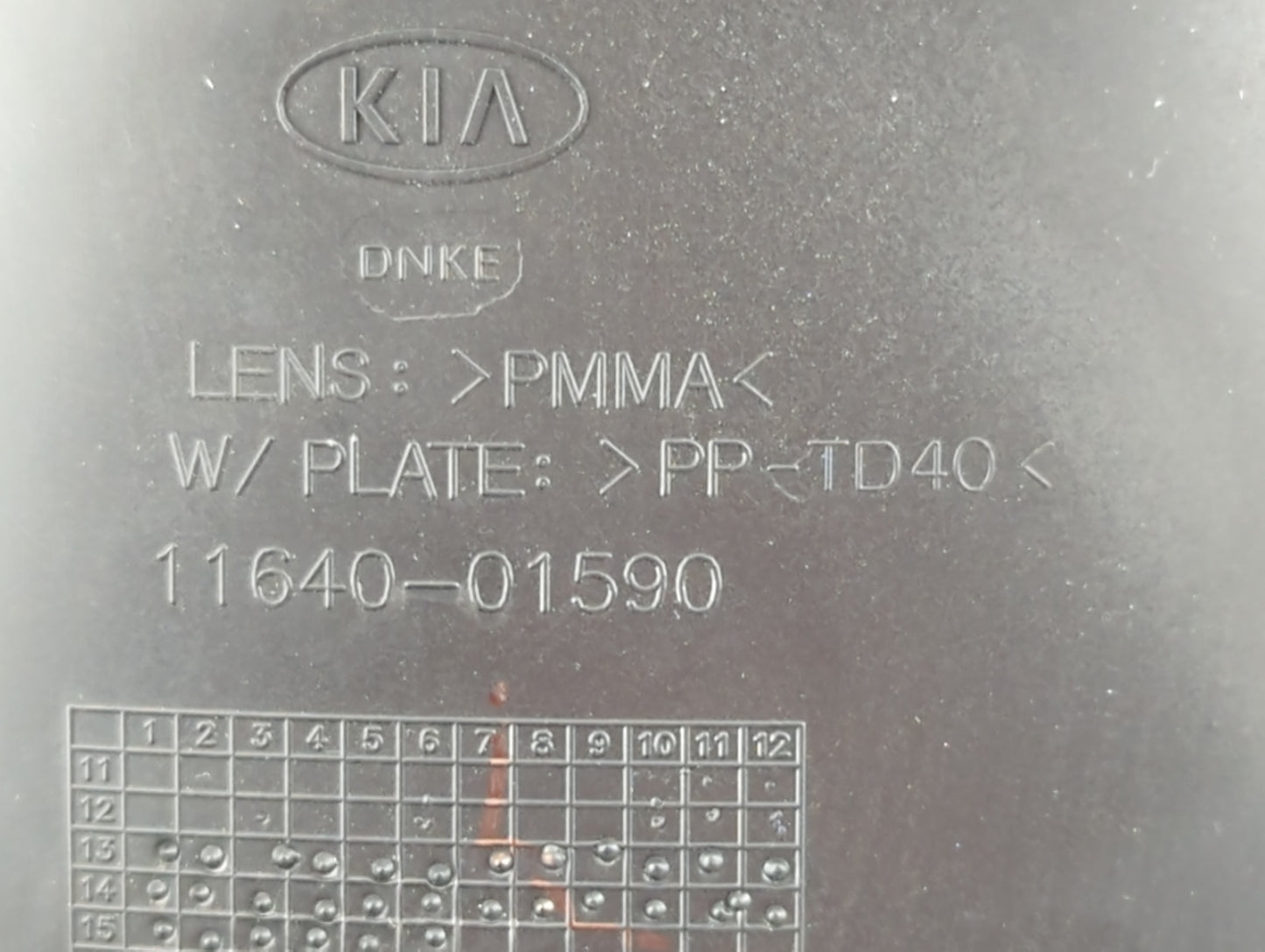 2014-2016 Kia Forte Instrument Cluster Speedometer Gauges P/N:11640-01590 Fits Fits 2014 2015 2016 OEM Used Auto Parts - Oem