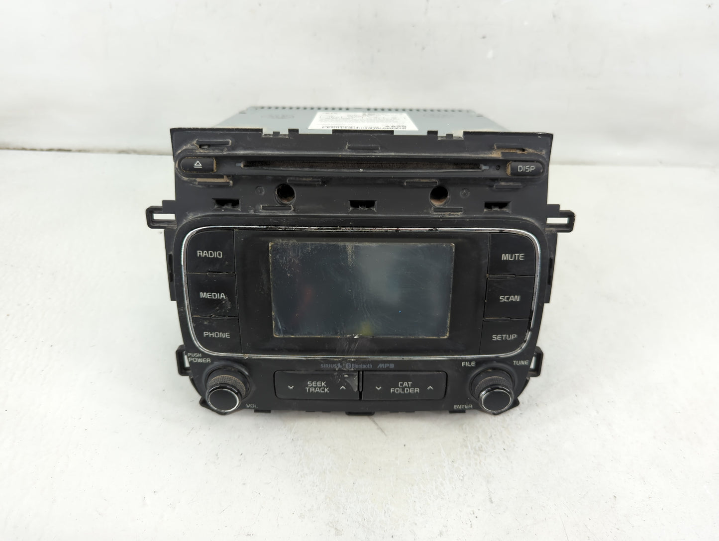 2015-2016 Kia Forte Radio AM FM Cd Player Receiver Replacement P/N:96180-A7290WK Fits Fits 2015 2016 OEM Used Auto Parts - O