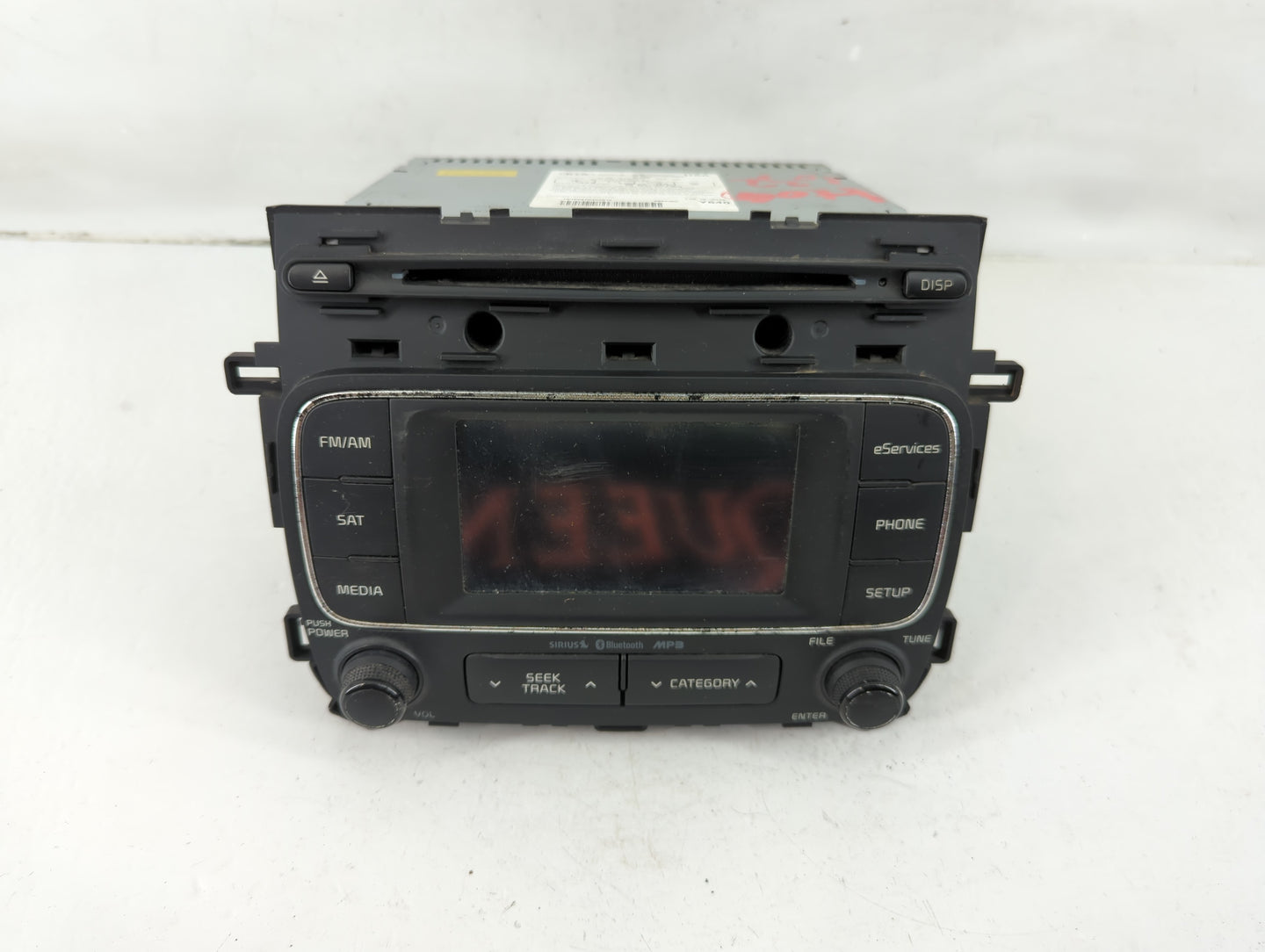 2014-2016 Kia Forte Radio AM FM Cd Player Receiver Replacement P/N:96160-A7401WK Fits Fits 2014 2015 2016 OEM Used Auto Part