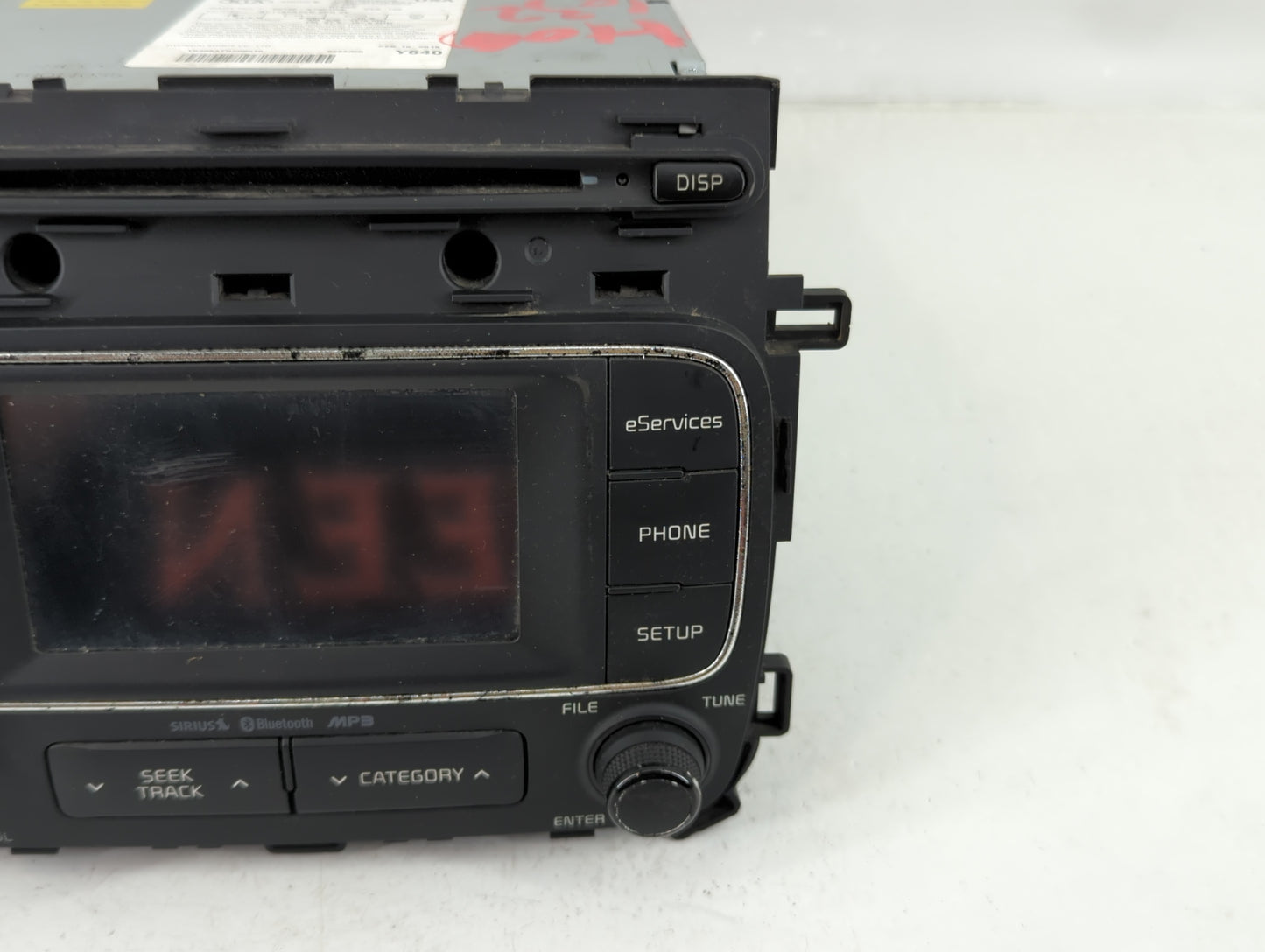 2014-2016 Kia Forte Radio AM FM Cd Player Receiver Replacement P/N:96160-A7401WK Fits Fits 2014 2015 2016 OEM Used Auto Part
