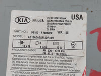 2014-2016 Kia Forte Radio AM FM Cd Player Receiver Replacement P/N:96160-A7401WK Fits Fits 2014 2015 2016 OEM Used Auto Part