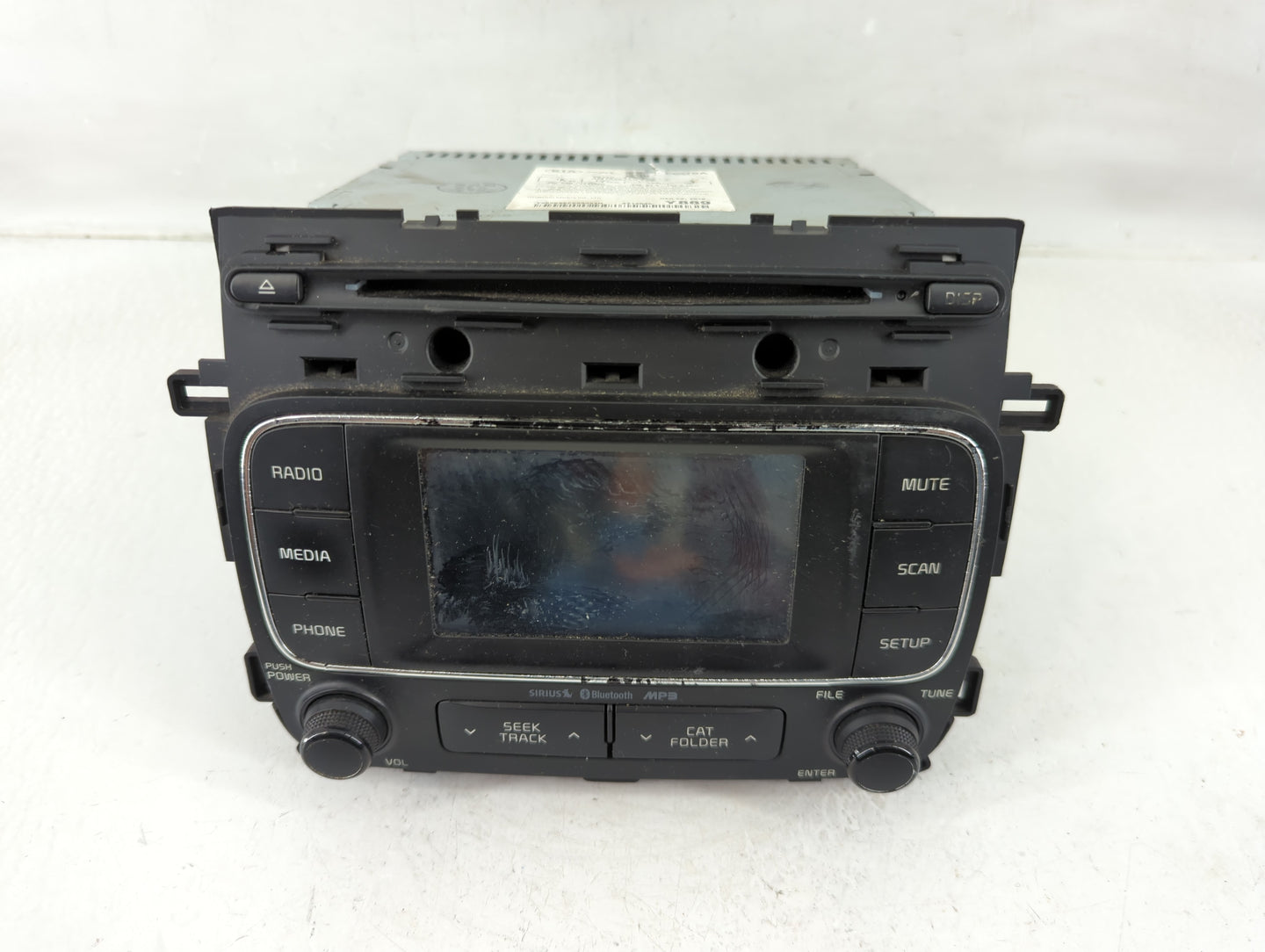 2014-2016 Kia Forte Radio AM FM Cd Player Receiver Replacement P/N:96160-A7701WK Fits Fits 2014 2015 2016 OEM Used Auto Part