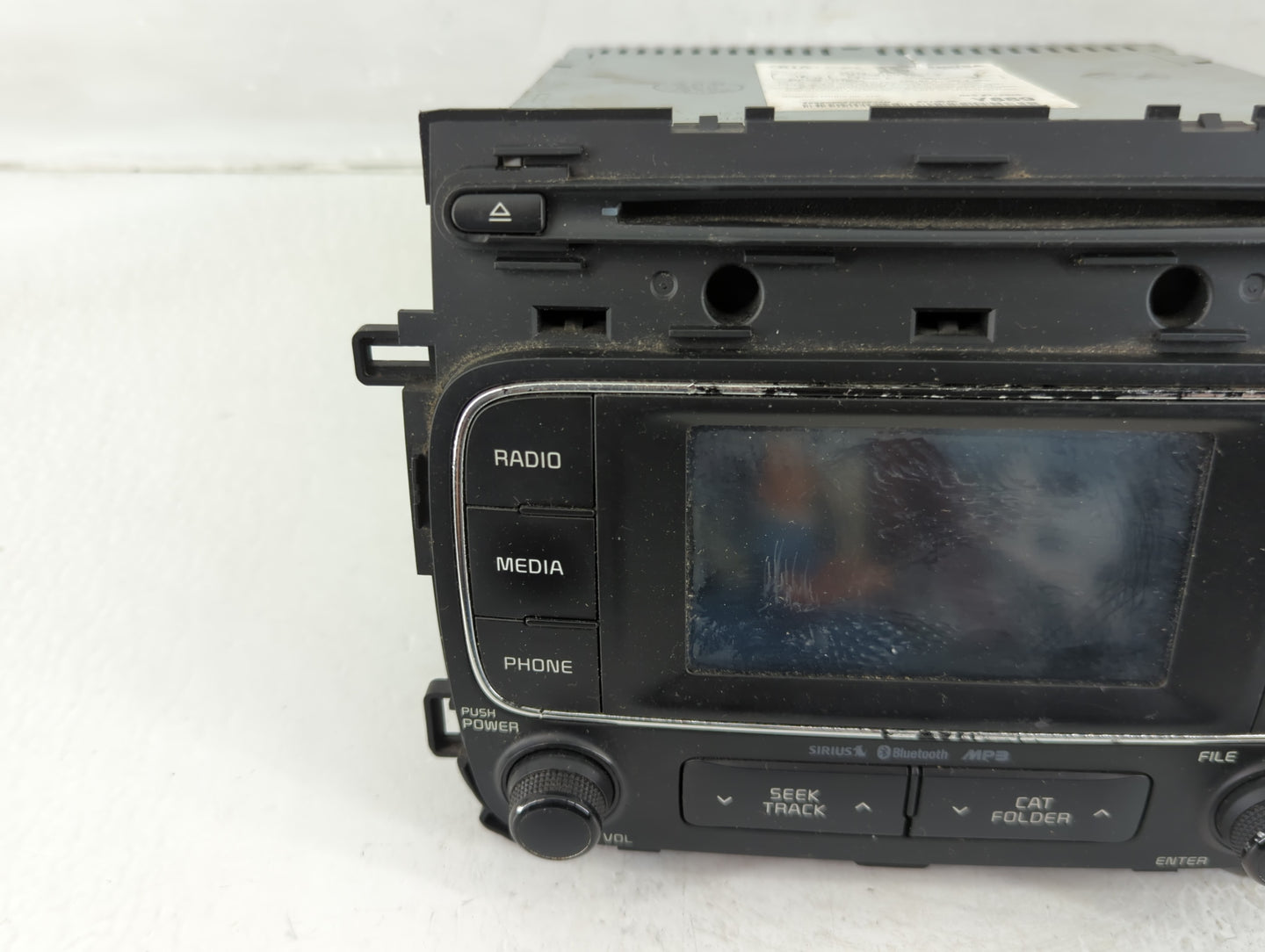 2014-2016 Kia Forte Radio AM FM Cd Player Receiver Replacement P/N:96160-A7701WK Fits Fits 2014 2015 2016 OEM Used Auto Part
