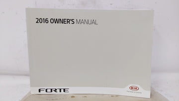 2016 Kia Forte Owners Manual Book Guide OEM Used Auto Parts