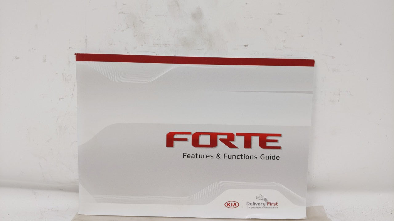 2016 Kia Forte Owners Manual Book Guide OEM Used Auto Parts - Oemusedautoparts1.com