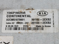 2016 Kia Forte PCM Engine Control Computer ECU ECM PCU OEM P/N:39107-2EXB2 39106-2EXB2 Fits OEM Used Auto Parts - Oemusedaut