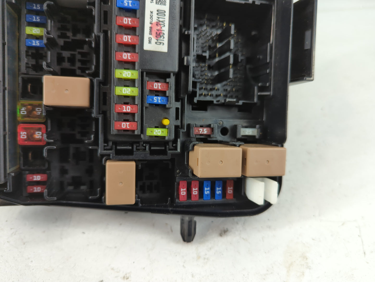 2014-2016 Kia Forte Fusebox Fuse Box Panel Relay Module P/N:91208 A7892 Fits Fits 2014 2015 2016 OEM Used Auto Parts - Oemus