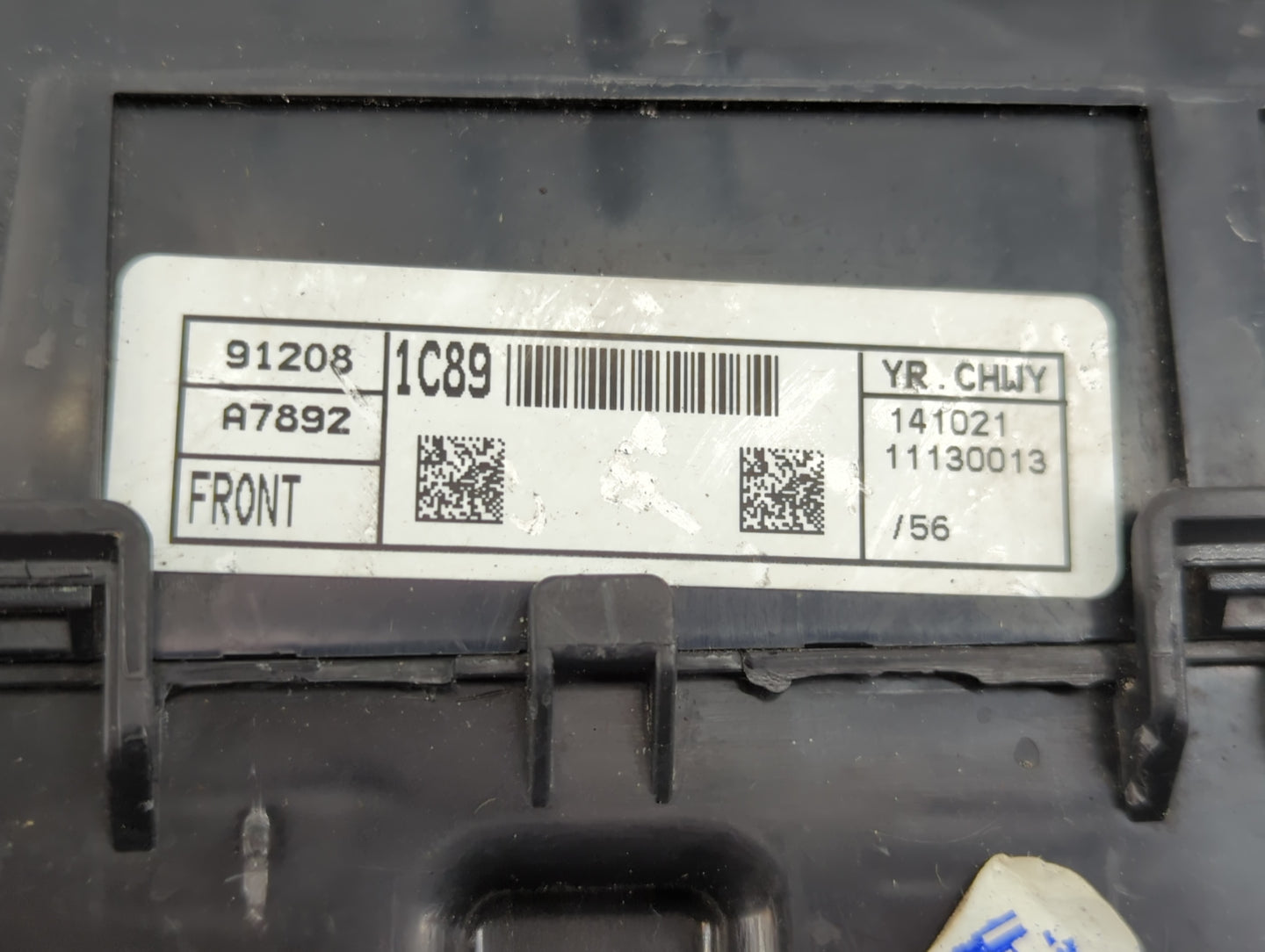 2014-2016 Kia Forte Fusebox Fuse Box Panel Relay Module P/N:91208 A7892 Fits Fits 2014 2015 2016 OEM Used Auto Parts - Oemus