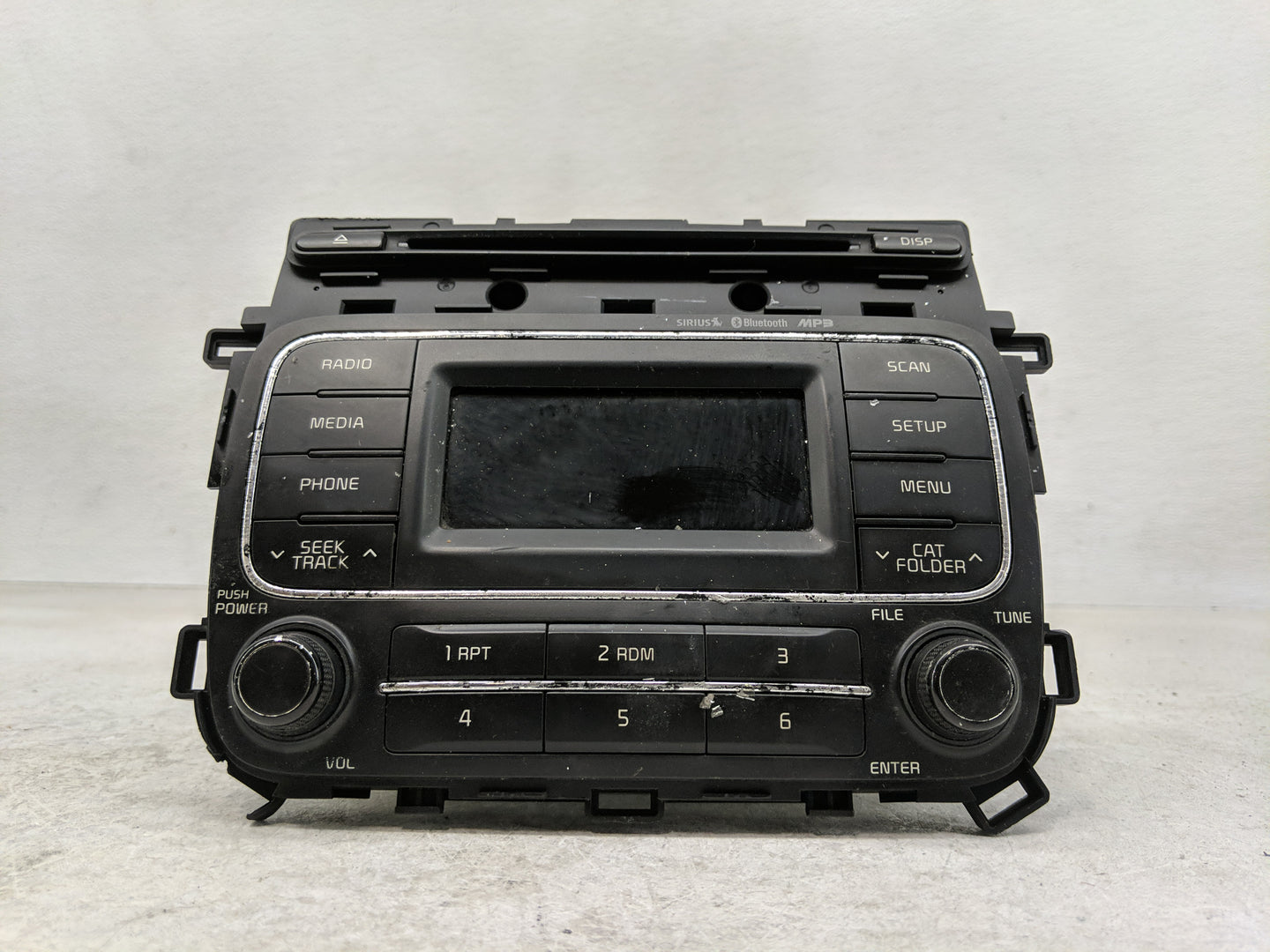 2014-2016 Kia Forte Radio AM FM Cd Player Receiver Replacement P/N:96170-A7171WK Fits Fits 2014 2015 2016 OEM Used Auto Part