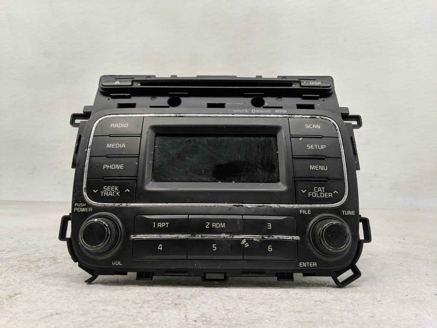 2014-2016 Kia Forte Radio AM FM Cd Player Receiver Replacement P/N:96170-A7171WK Fits Fits 2014 2015 2016 OEM Used Auto Part