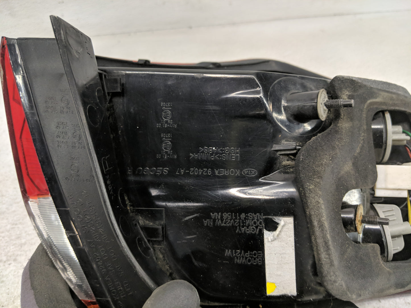 2014-2016 Kia Forte Tail Light Assembly Passenger Right OEM Fits Fits 2014 2015 2016 OEM Used Auto Parts - Oemusedautoparts1