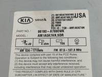 2015-2016 Kia Forte Radio AM FM Cd Player Receiver Replacement P/N:96180-A7890WK Fits Fits 2015 2016 OEM Used Auto Parts - O