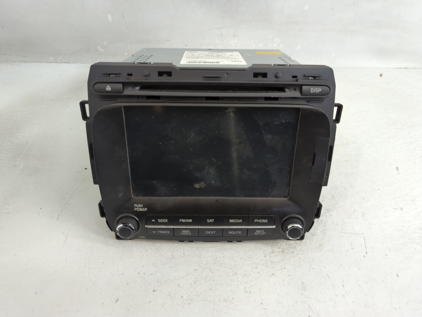 2014-2016 Kia Forte Radio AM FM Cd Player Receiver Replacement P/N:96560-A7104WK Fits Fits 2014 2015 2016 OEM Used Auto Part