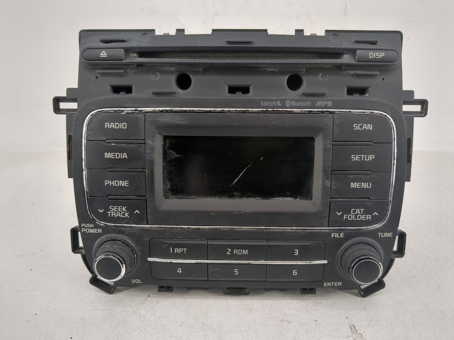 2014-2016 Kia Forte Radio AM FM Cd Player Receiver Replacement P/N:96170-A7171WK Fits Fits 2014 2015 2016 OEM Used Auto Part