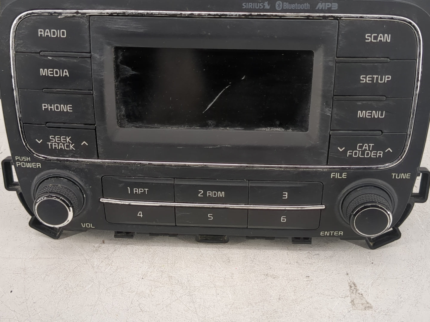 2014-2016 Kia Forte Radio AM FM Cd Player Receiver Replacement P/N:96170-A7171WK Fits Fits 2014 2015 2016 OEM Used Auto Part