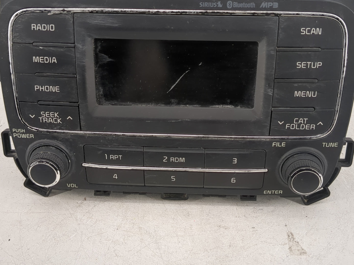 2014-2016 Kia Forte Radio AM FM Cd Player Receiver Replacement P/N:96170-A7171WK Fits Fits 2014 2015 2016 OEM Used Auto Part