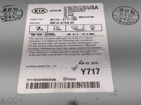2014-2016 Kia Forte Radio AM FM Cd Player Receiver Replacement P/N:96170-A7171WK Fits Fits 2014 2015 2016 OEM Used Auto Part