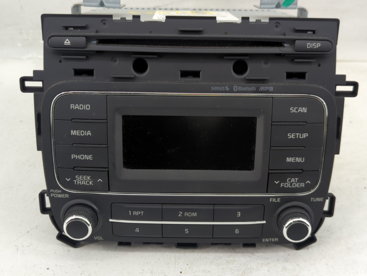 2014-2016 Kia Forte Radio AM FM Cd Player Receiver Replacement P/N:96170-A7170WK Fits Fits 2014 2015 2016 OEM Used Auto Part