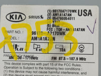 2014-2016 Kia Forte Radio AM FM Cd Player Receiver Replacement P/N:96170-A7170WK Fits Fits 2014 2015 2016 OEM Used Auto Part