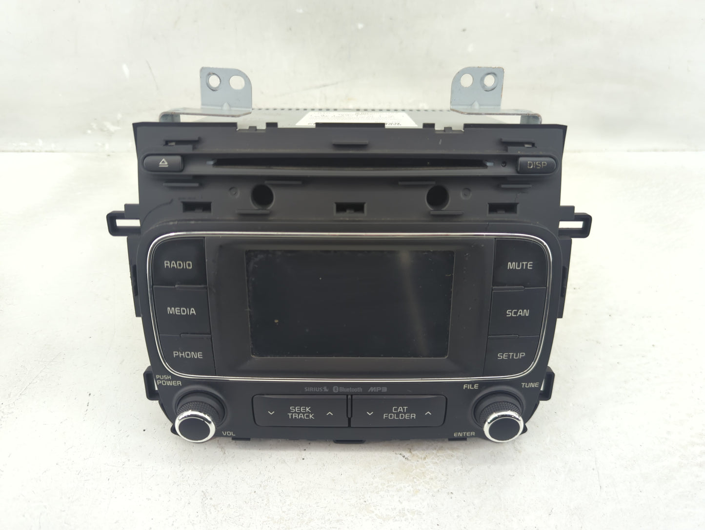 2015-2016 Kia Forte Radio AM FM Cd Player Receiver Replacement P/N:96180-A7290WK Fits Fits 2015 2016 OEM Used Auto Parts - O