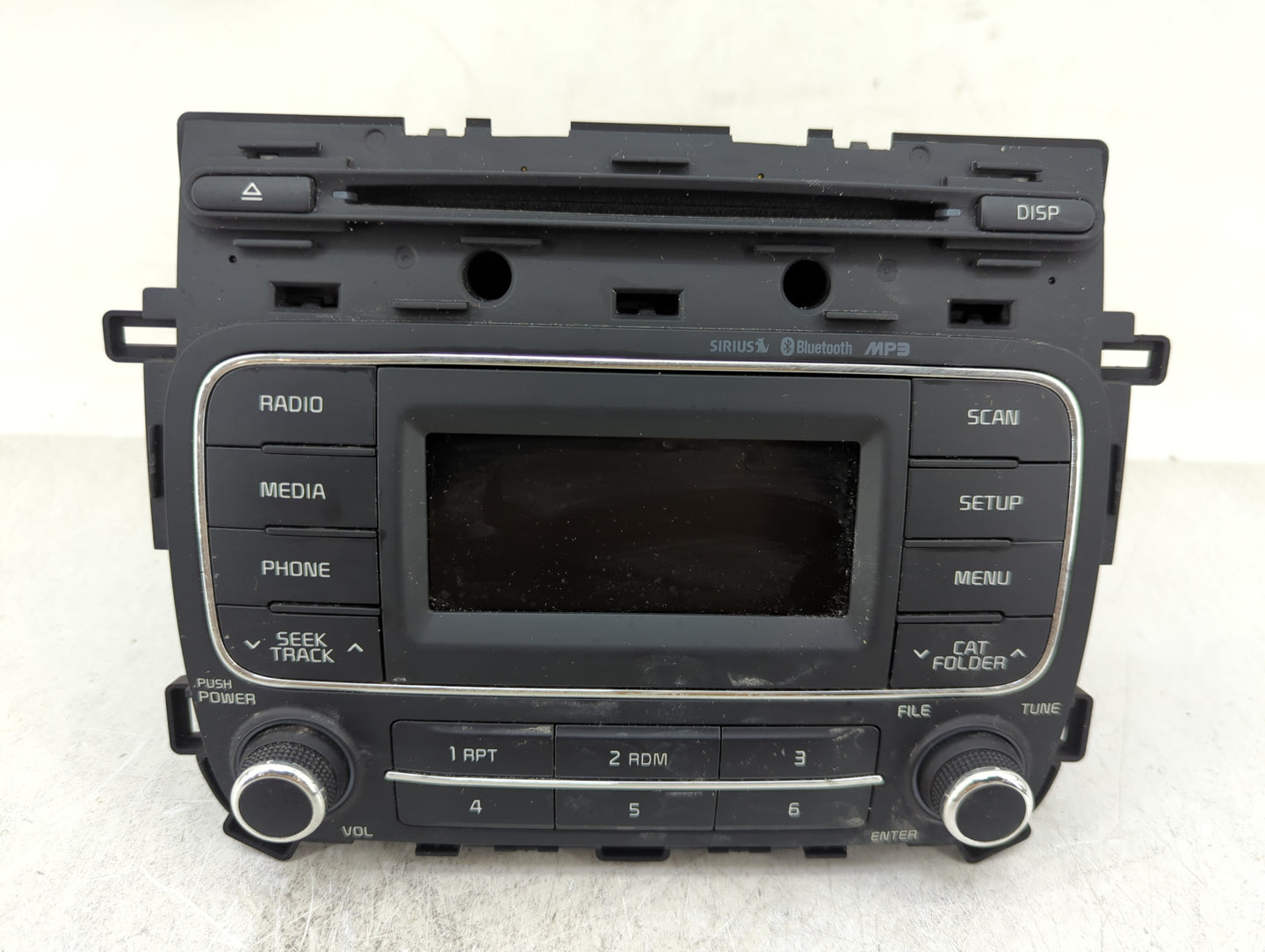 2014-2016 Kia Forte Radio AM FM Cd Player Receiver Replacement P/N:96170-A7171WK Fits Fits 2014 2015 2016 OEM Used Auto Part