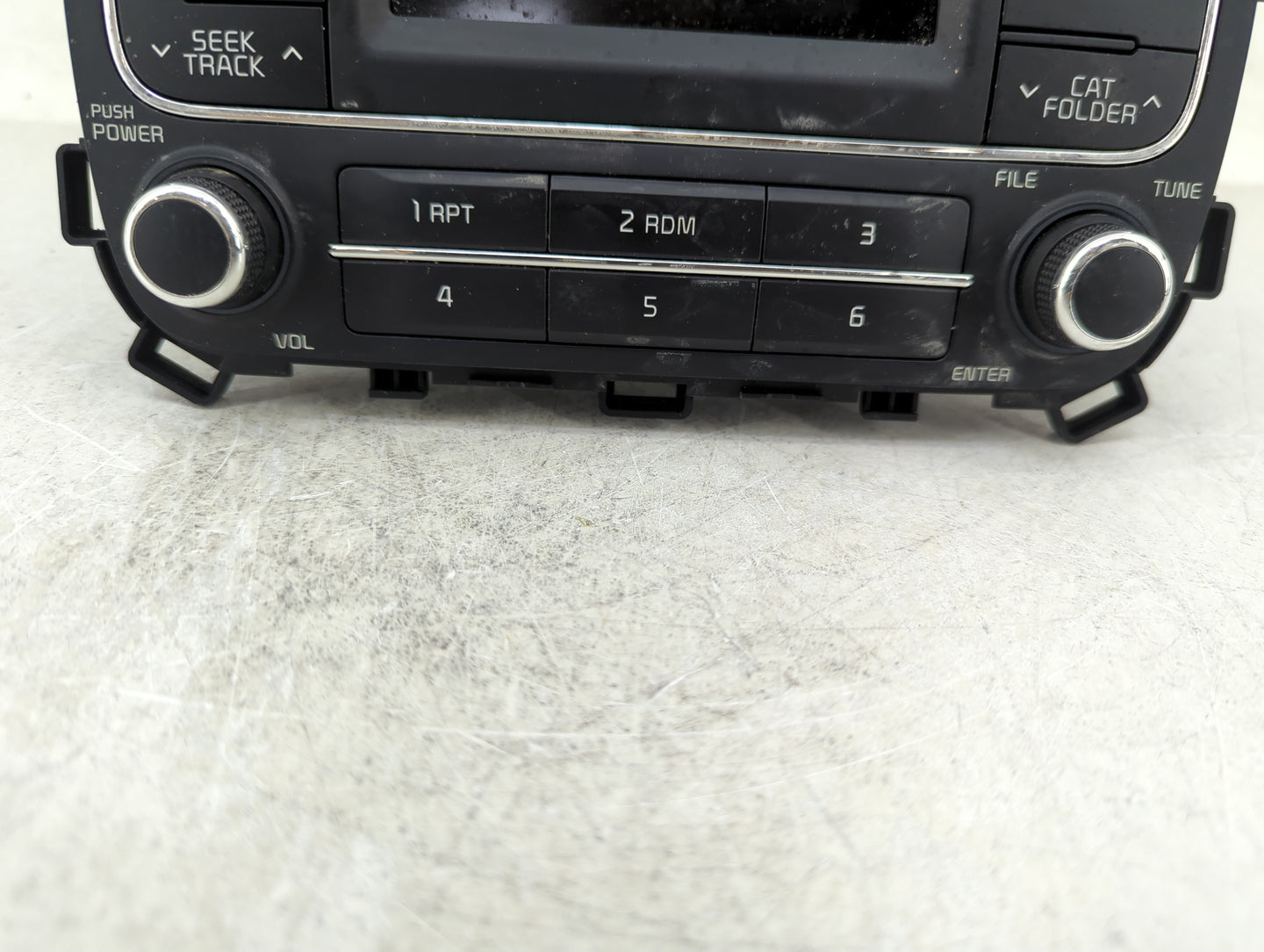 2014-2016 Kia Forte Radio AM FM Cd Player Receiver Replacement P/N:96170-A7171WK Fits Fits 2014 2015 2016 OEM Used Auto Part