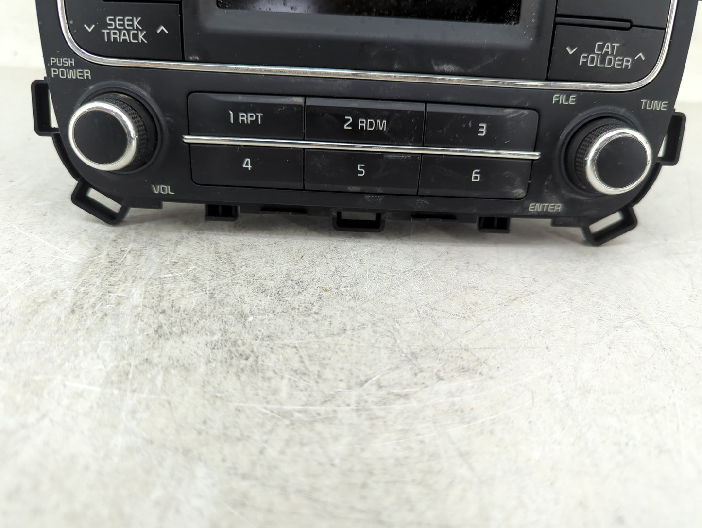 2014-2016 Kia Forte Radio AM FM Cd Player Receiver Replacement P/N:96170-A7171WK Fits Fits 2014 2015 2016 OEM Used Auto Part