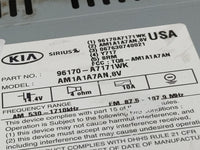 2014-2016 Kia Forte Radio AM FM Cd Player Receiver Replacement P/N:96170-A7171WK Fits Fits 2014 2015 2016 OEM Used Auto Part