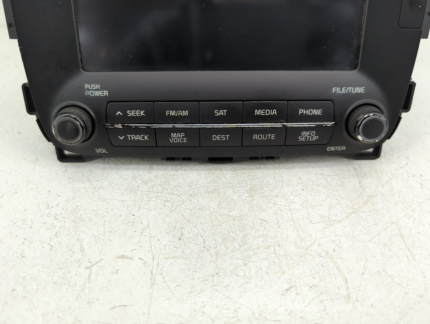 2014-2016 Kia Forte Radio AM FM Cd Player Receiver Replacement P/N:96560-A7405WK Fits Fits 2014 2015 2016 OEM Used Auto Part