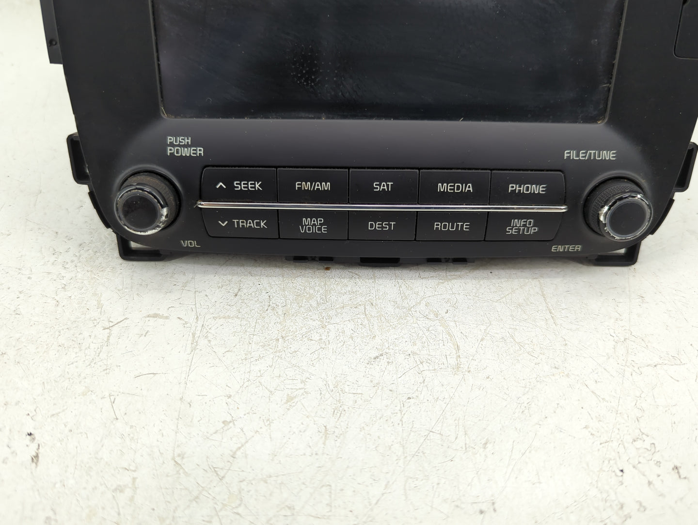 2014-2016 Kia Forte Radio AM FM Cd Player Receiver Replacement P/N:96560-A7405WK Fits Fits 2014 2015 2016 OEM Used Auto Part