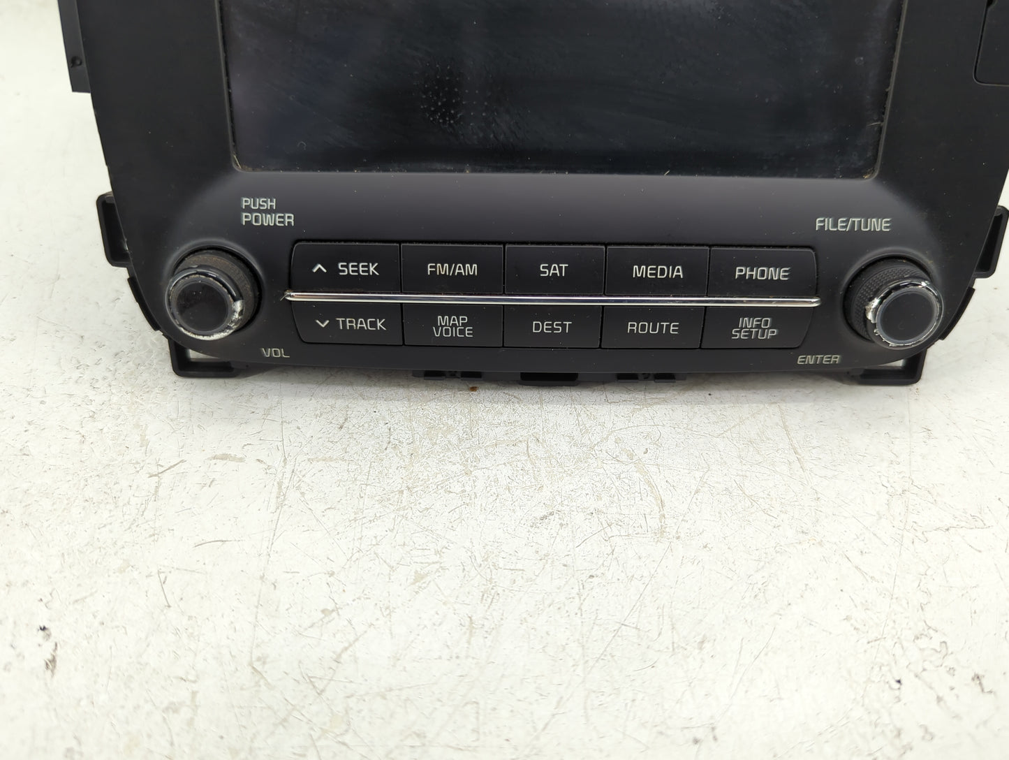 2014-2016 Kia Forte Radio AM FM Cd Player Receiver Replacement P/N:96560-A7405WK Fits Fits 2014 2015 2016 OEM Used Auto Part