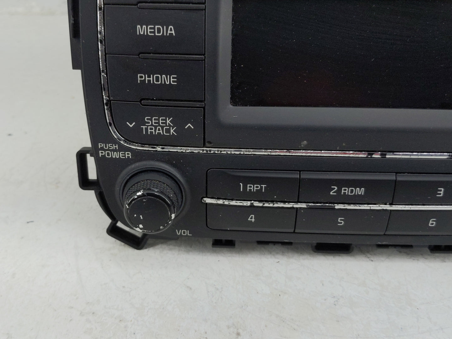 2014-2016 Kia Forte Radio AM FM Cd Player Receiver Replacement P/N:96170-A7771WK Fits Fits 2014 2015 2016 OEM Used Auto Part