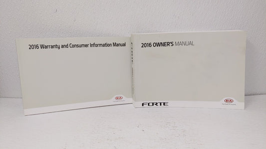 2016 Kia Forte Owners Manual Book Guide OEM Used Auto Parts