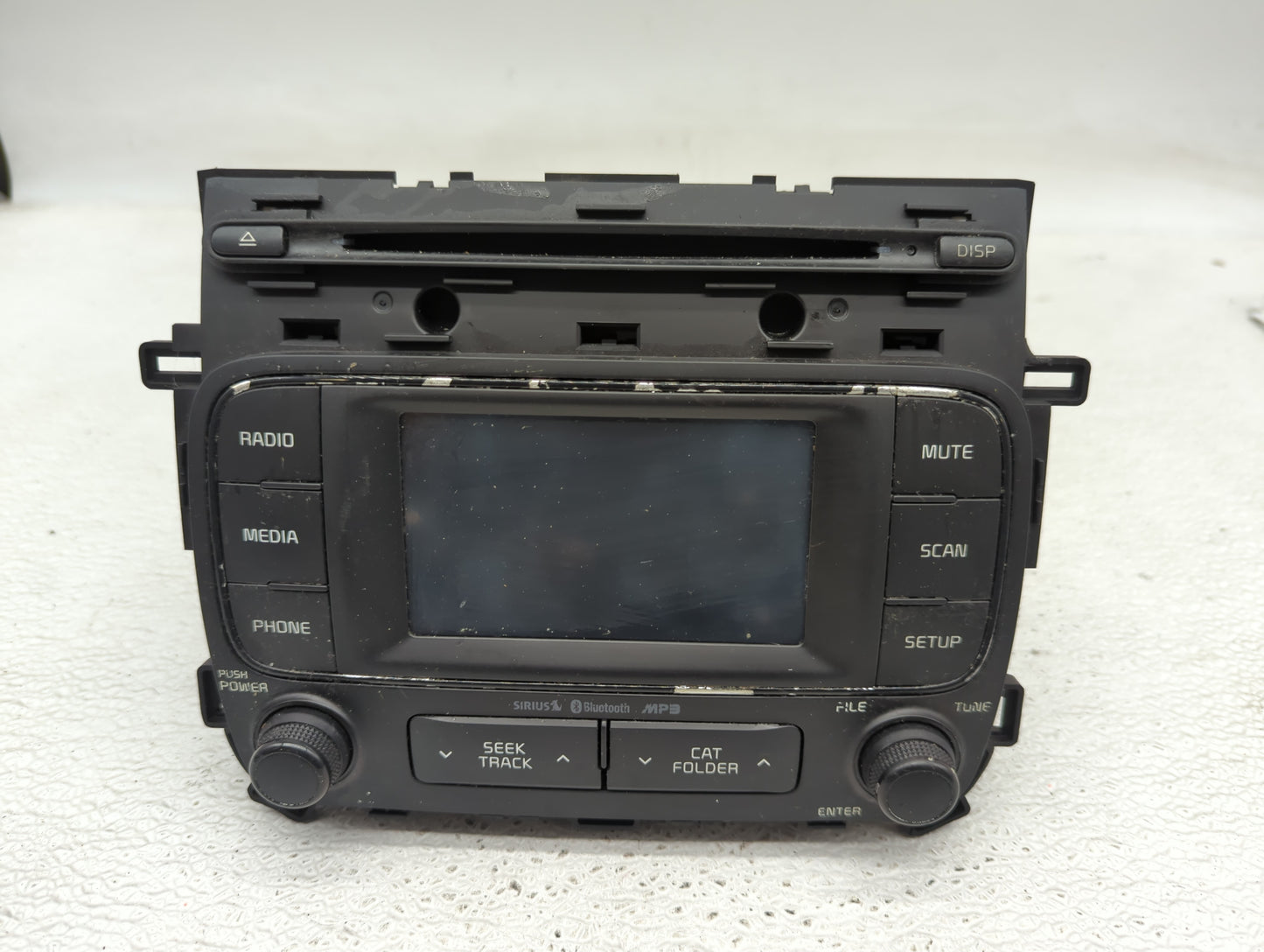 2015-2016 Kia Forte Radio AM FM Cd Player Receiver Replacement P/N:96180-A7890WK Fits Fits 2015 2016 OEM Used Auto Parts - O