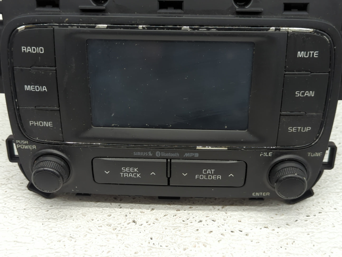 2015-2016 Kia Forte Radio AM FM Cd Player Receiver Replacement P/N:96180-A7890WK Fits Fits 2015 2016 OEM Used Auto Parts - O