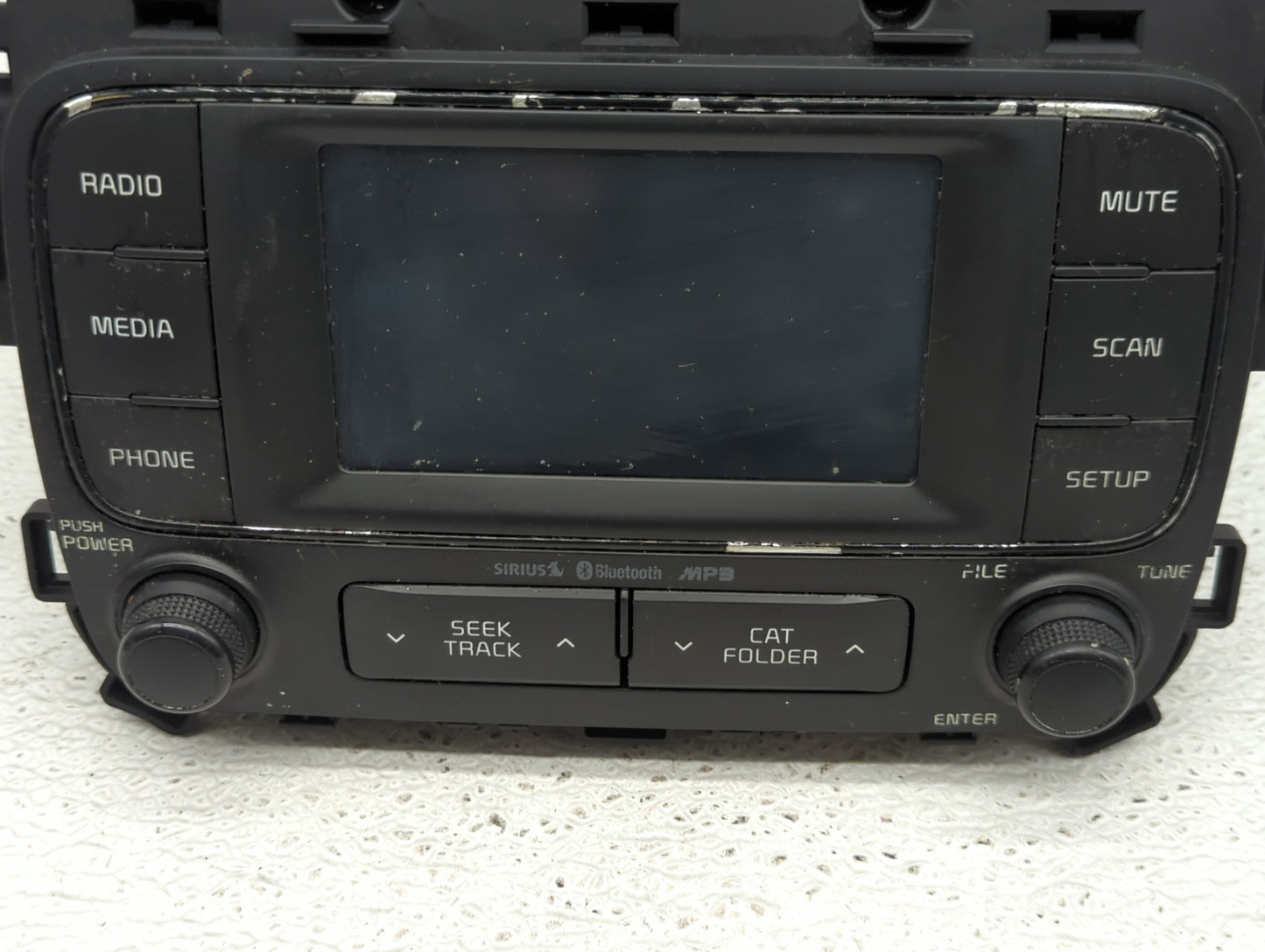 2015-2016 Kia Forte Radio AM FM Cd Player Receiver Replacement P/N:96180-A7890WK Fits Fits 2015 2016 OEM Used Auto Parts - O