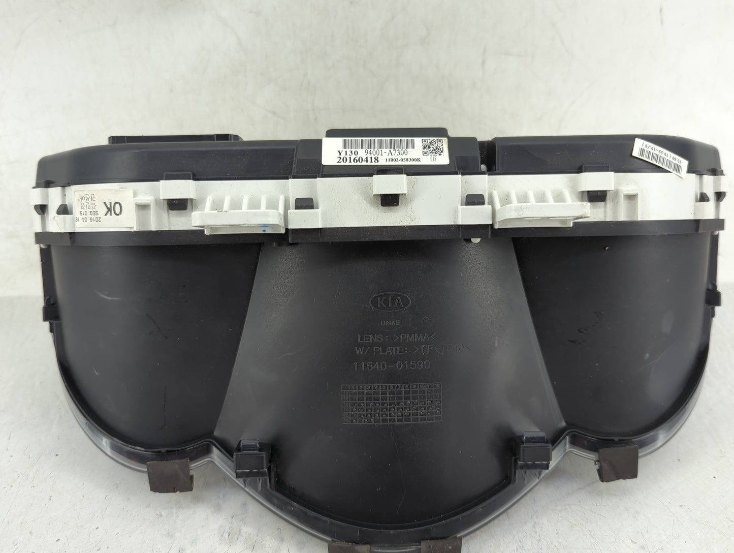 2014-2016 Kia Forte Instrument Cluster Speedometer Gauges P/N:94001-A7300 11640-01590 Fits Fits 2014 2015 2016 OEM Used Auto
