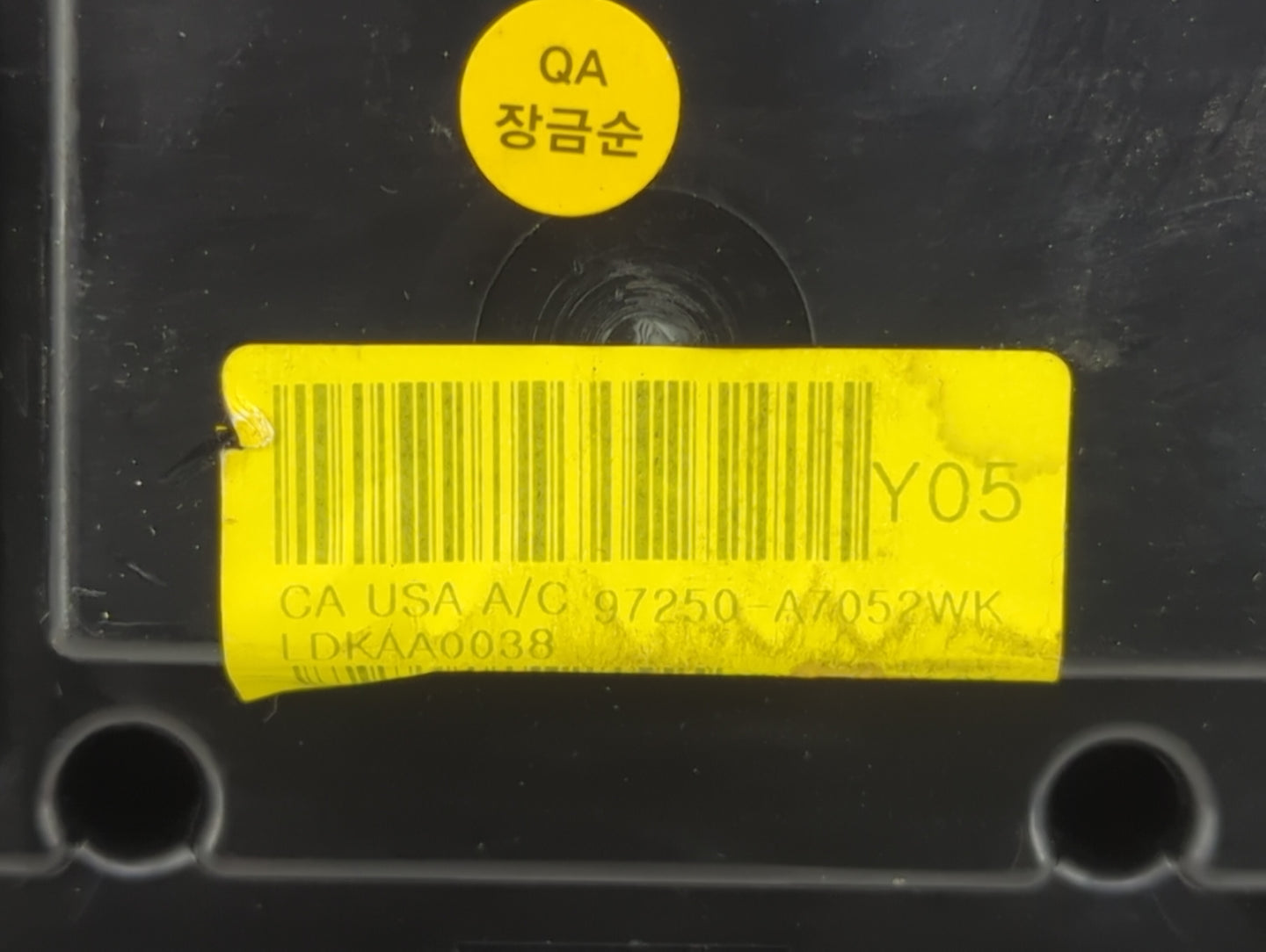 2014-2016 Kia Forte Climate Control Module Temperature AC/Heater Replacement P/N:97250-A7052WK 97250-A7XXX Fits OEM Used Aut