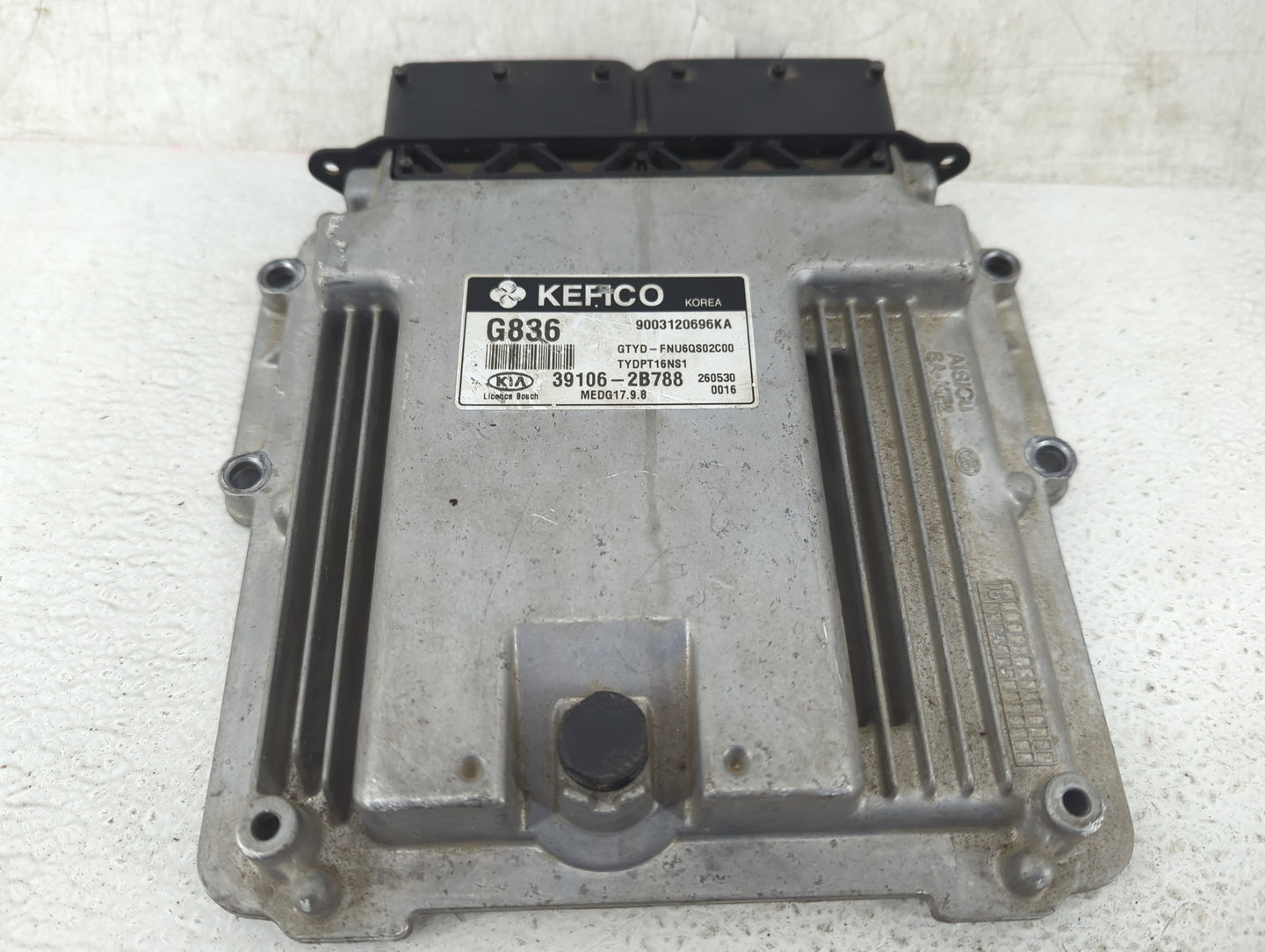 2016 Kia Forte PCM Engine Control Computer ECU ECM PCU OEM P/N:39106-2B788 9003120696KA, MEDG17.9.8, TYDPT16NS1 Fits OEM Use