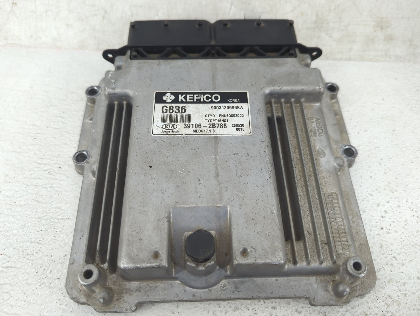 2016 Kia Forte PCM Engine Control Computer ECU ECM PCU OEM P/N:39106-2B788 9003120696KA, MEDG17.9.8, TYDPT16NS1 Fits OEM Use