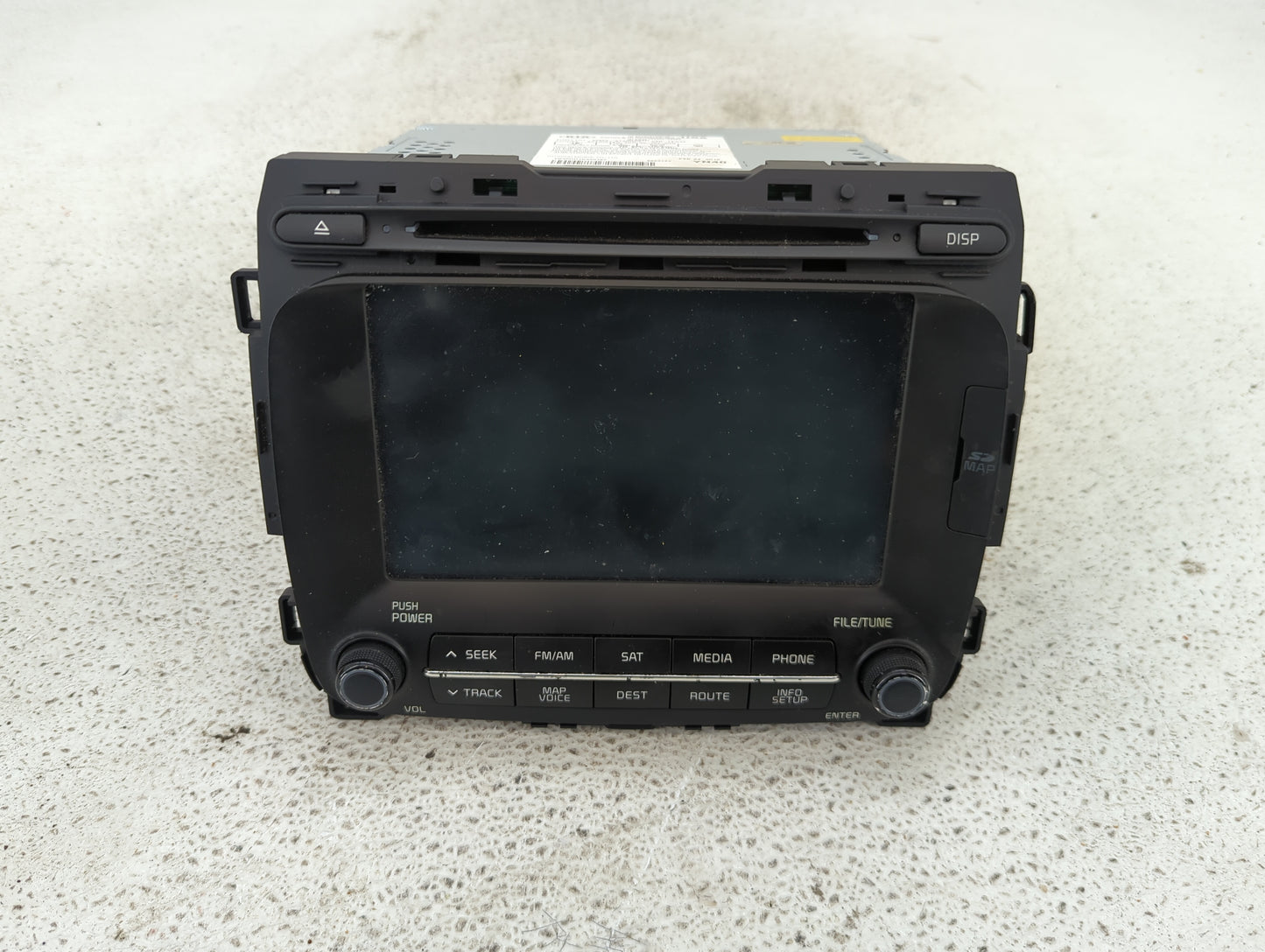 2014-2016 Kia Forte Radio AM FM Cd Player Receiver Replacement P/N:96560-A7405WK Fits Fits 2014 2015 2016 OEM Used Auto Part