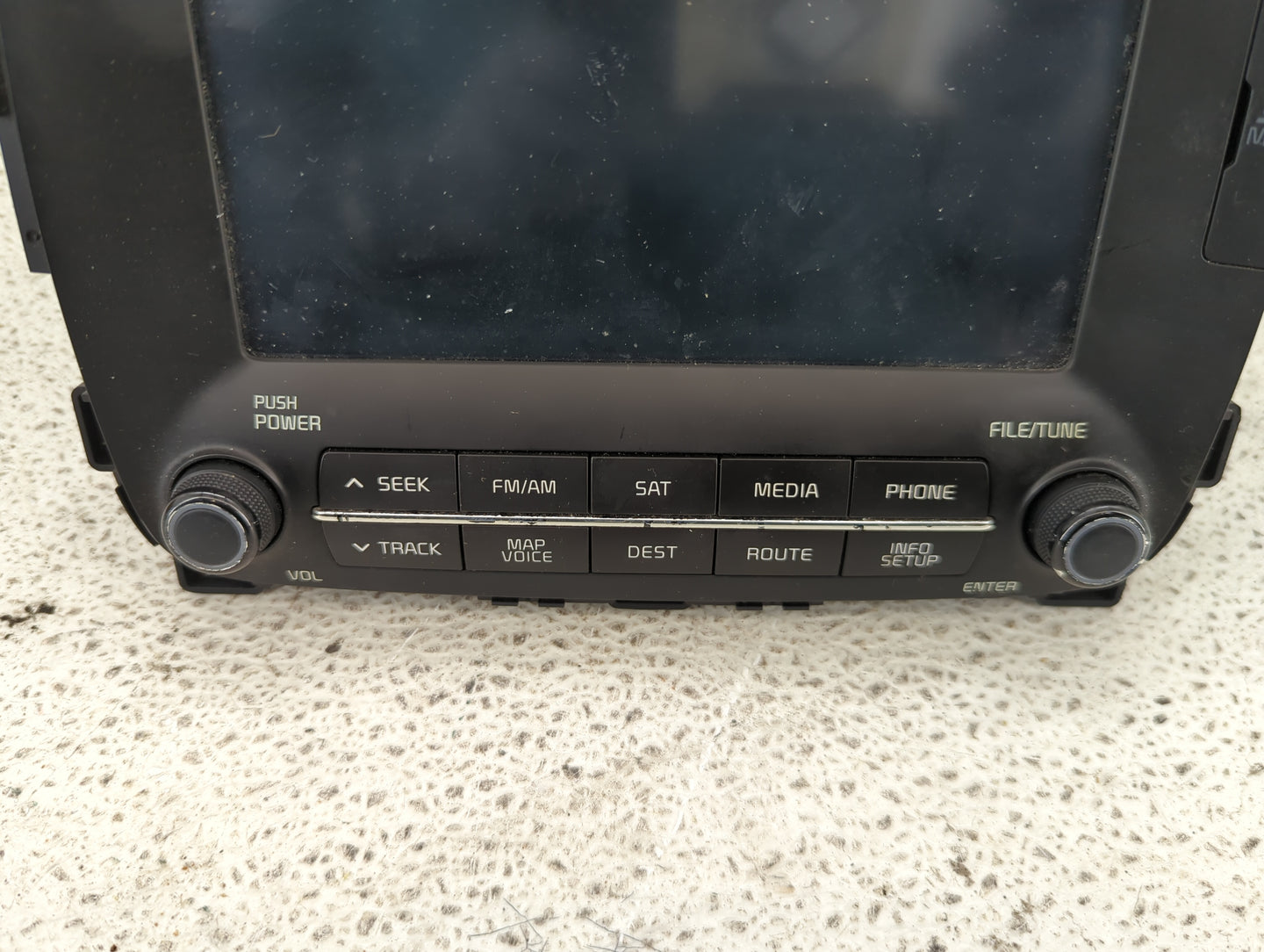 2014-2016 Kia Forte Radio AM FM Cd Player Receiver Replacement P/N:96560-A7405WK Fits Fits 2014 2015 2016 OEM Used Auto Part